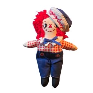 Vintage 9" Raggedy Andy Plush Doll